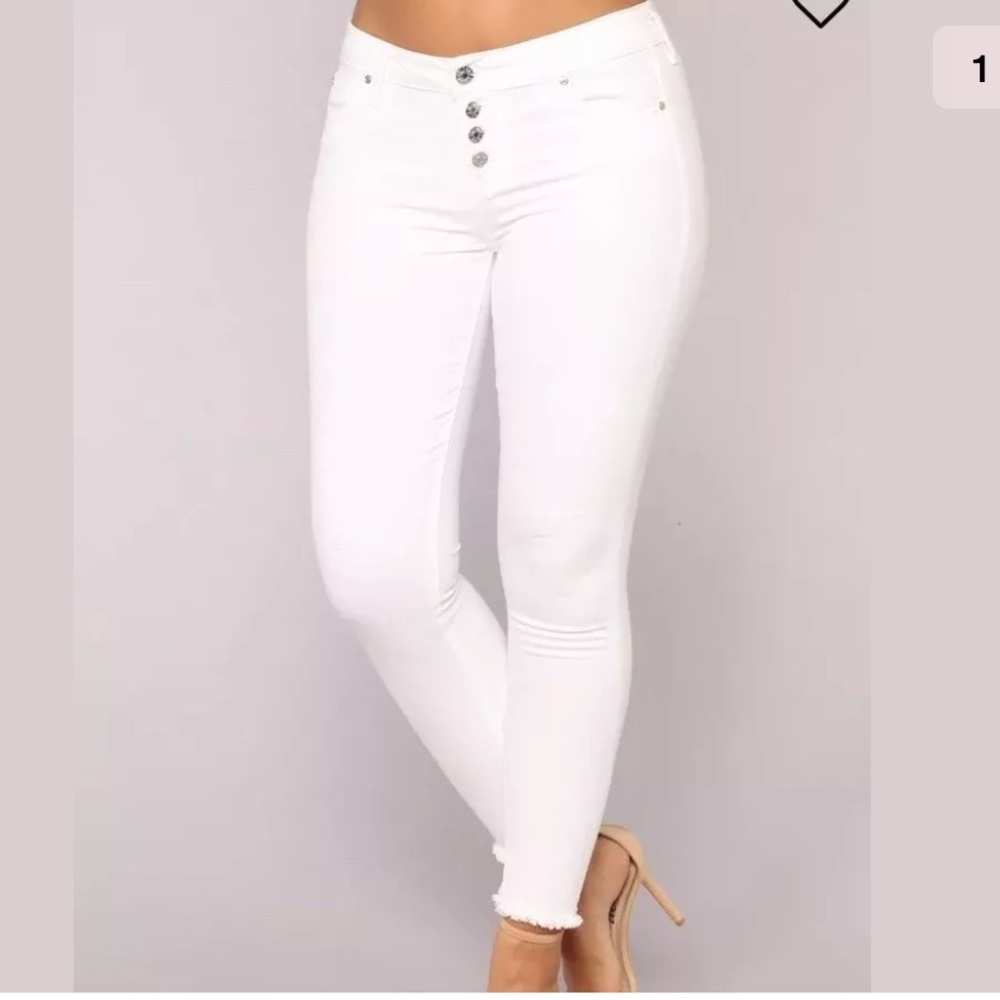 NWT fashion nova skinny ankle jean